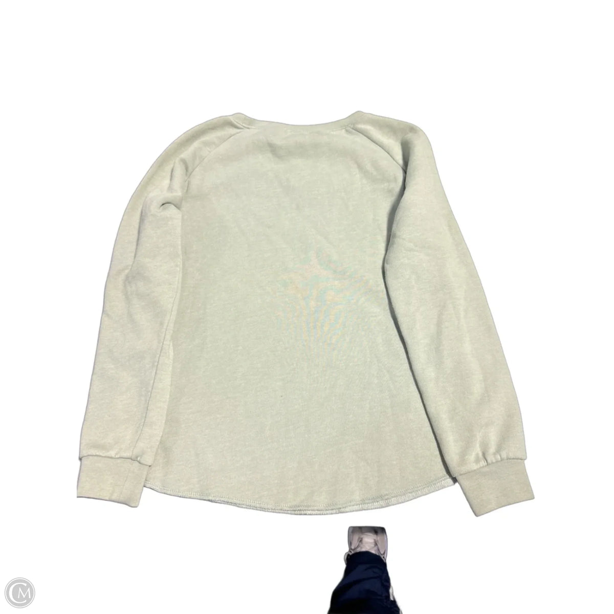 Top Long Sleeve By Cmc In Green, Size: S