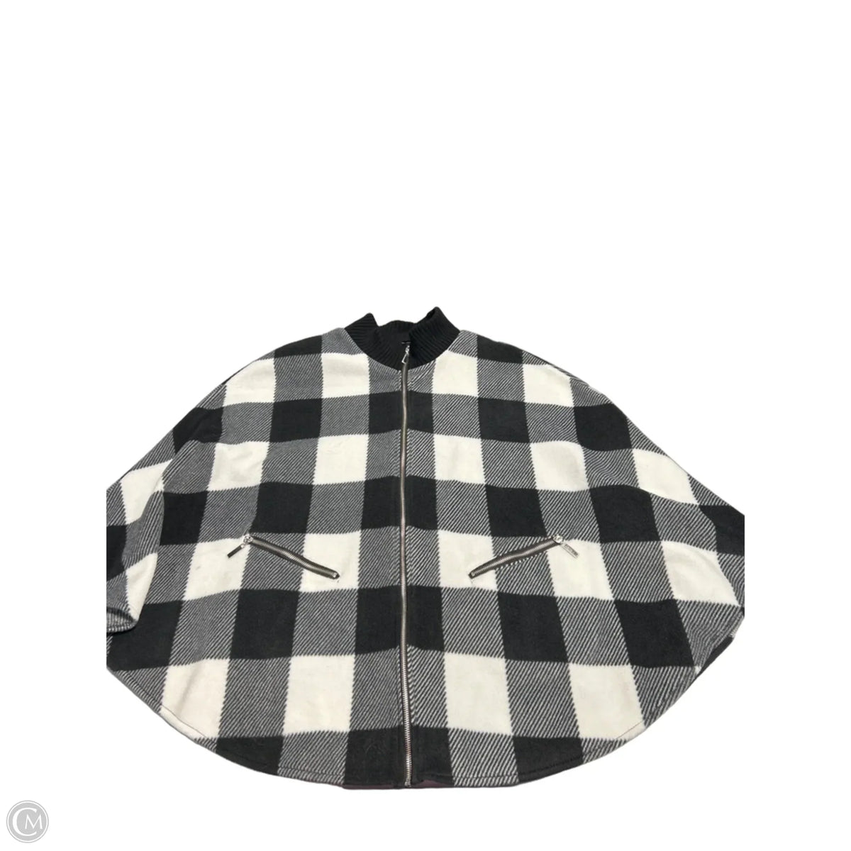 Jacket Fleece By Cmc In Checkered Pattern, Size: Xxl