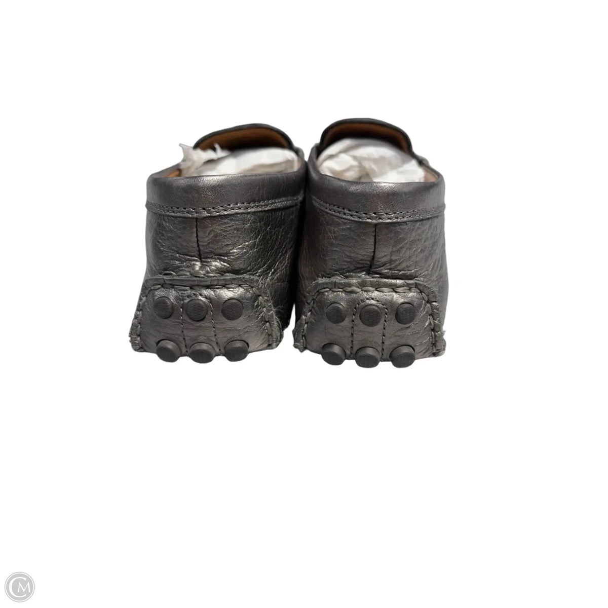 Shoes Designer By Coach In Silver, Size: 9