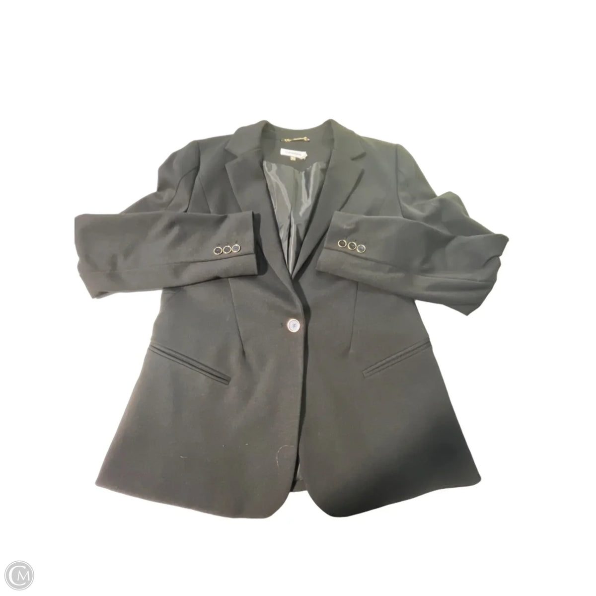 Blazer By Calvin Klein In Black, Size: 8