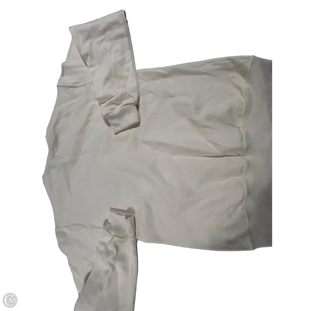 Top Long Sleeve By Jerzees In Tan, Size: S