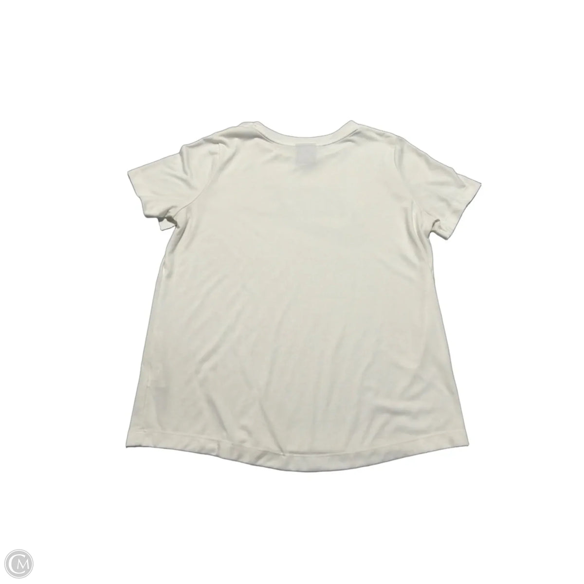 Top Short Sleeve By Nike In White, Size: L