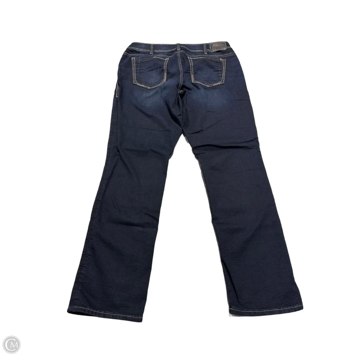 Jeans Boot Cut By Silver In Blue Denim, Size: 18