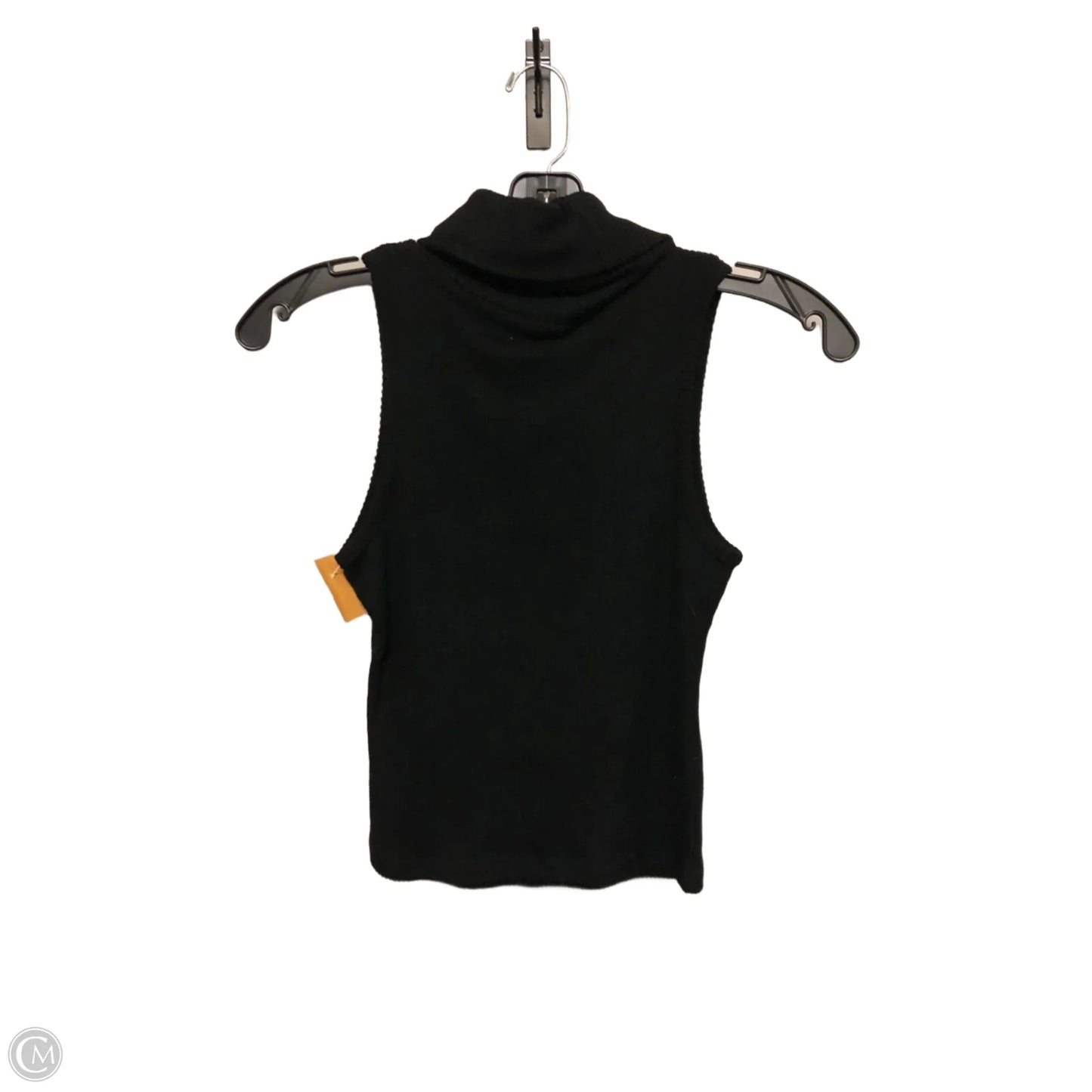 Top Sleeveless By Final Touch In Black, Size: M
