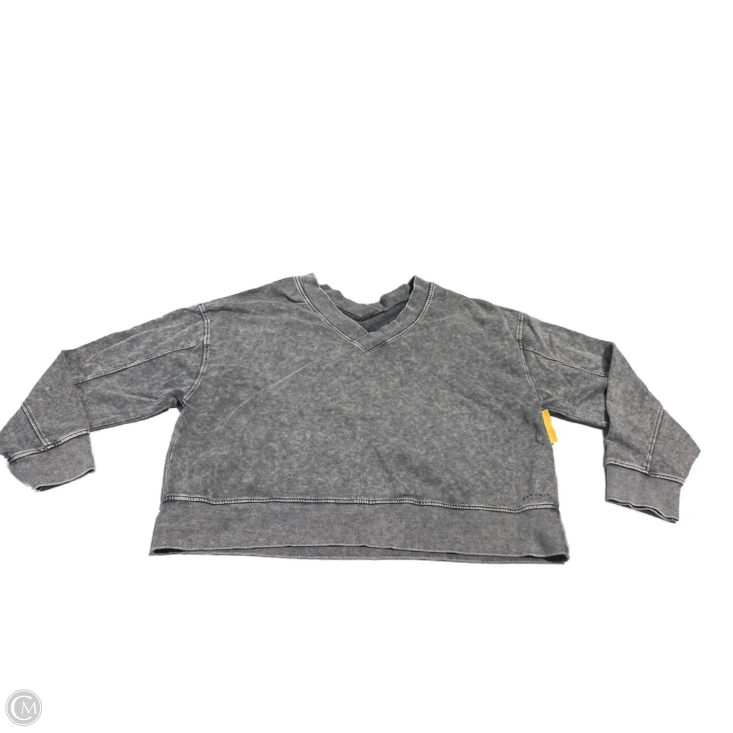 Top Long Sleeve By Danskin In Grey, Size: M