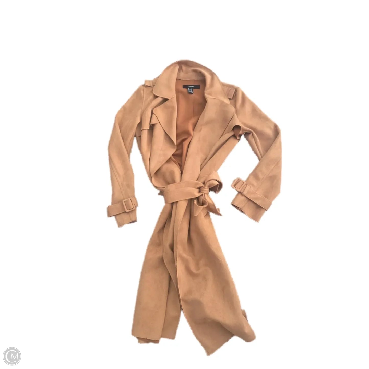 Coat Faux Fur & Sherpa By Forever 21 In Brown, Size: S