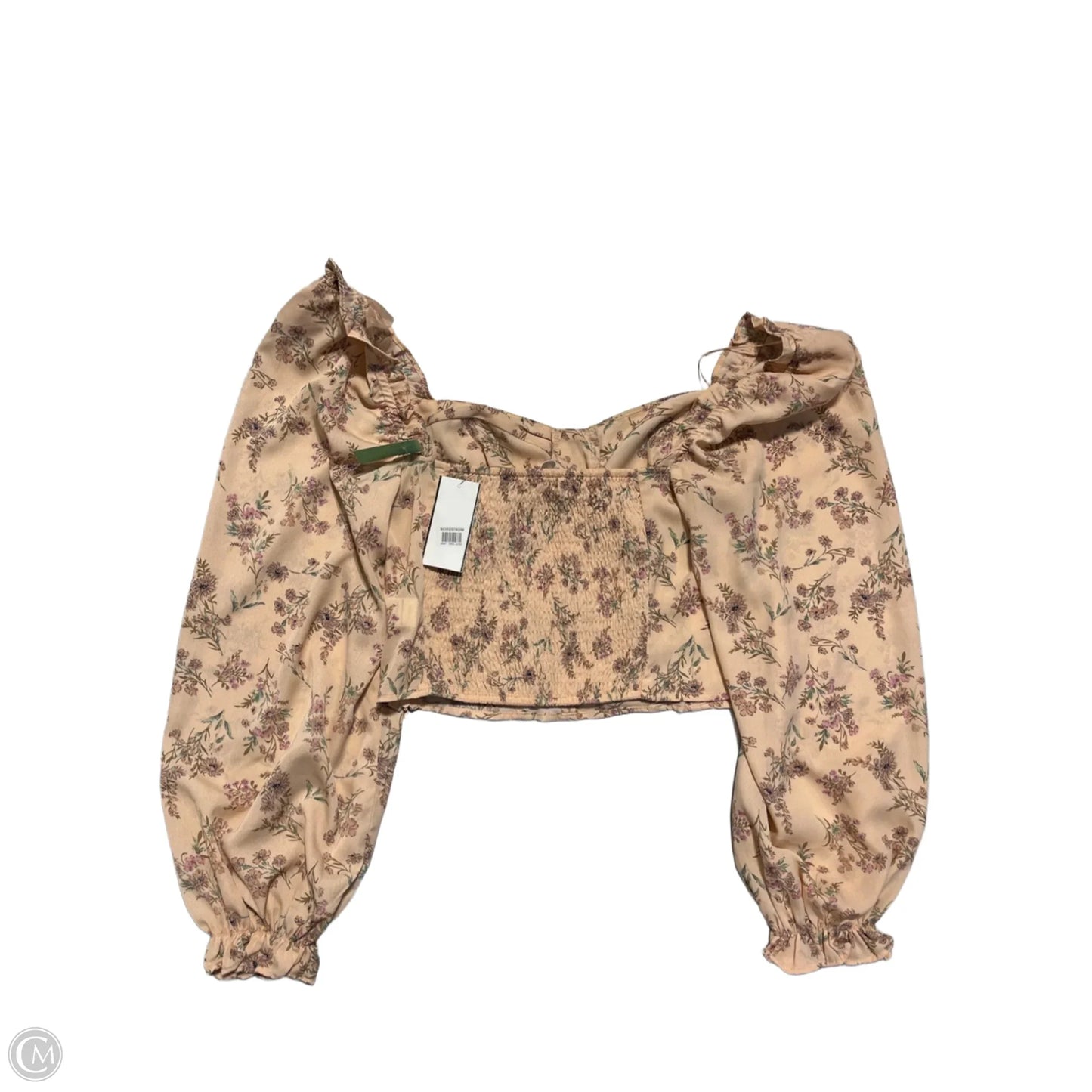 Blouse Long Sleeve By Astr In Floral Print, Size: S