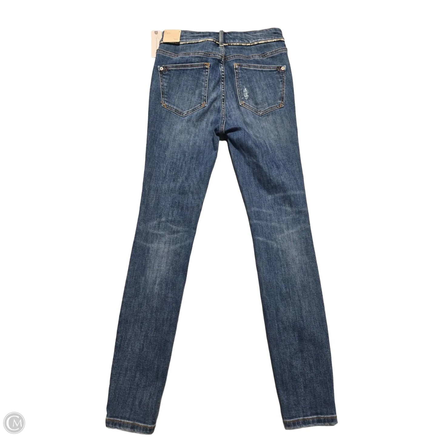 Jeans Straight By Anthropologie In Blue Denim, Size: 2