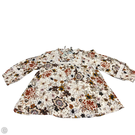 Top 3/4 Sleeve By Maurices In Tan, Size: S