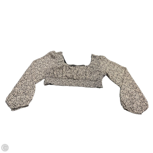 Blouse Long Sleeve By Japna In Brown, Size: L