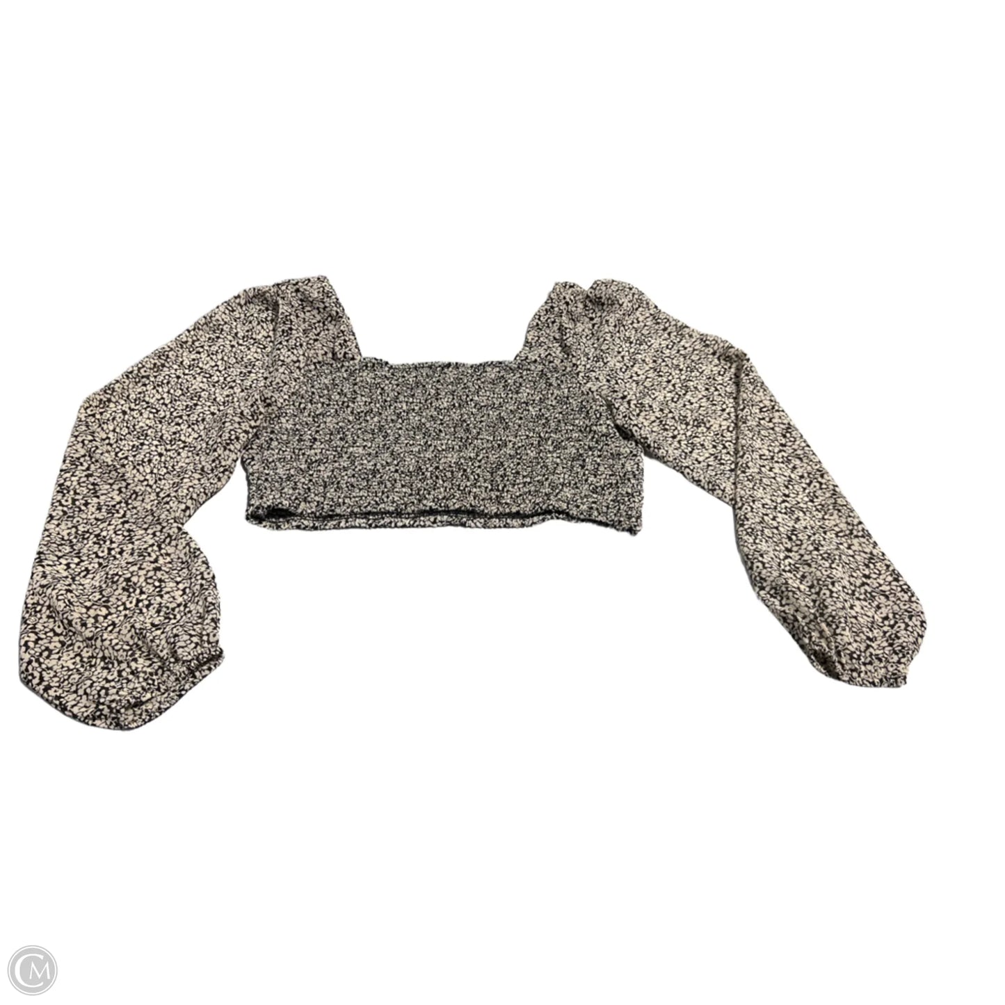 Blouse Long Sleeve By Japna In Brown, Size: L