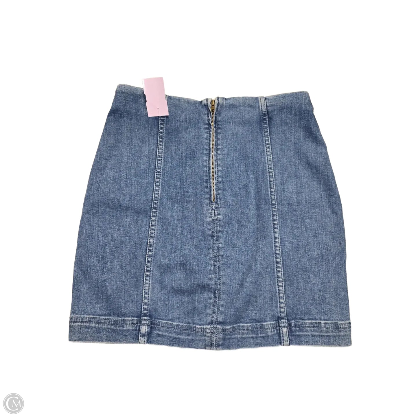 Skirt Mini & Short By Free People In Blue Denim, Size: 2