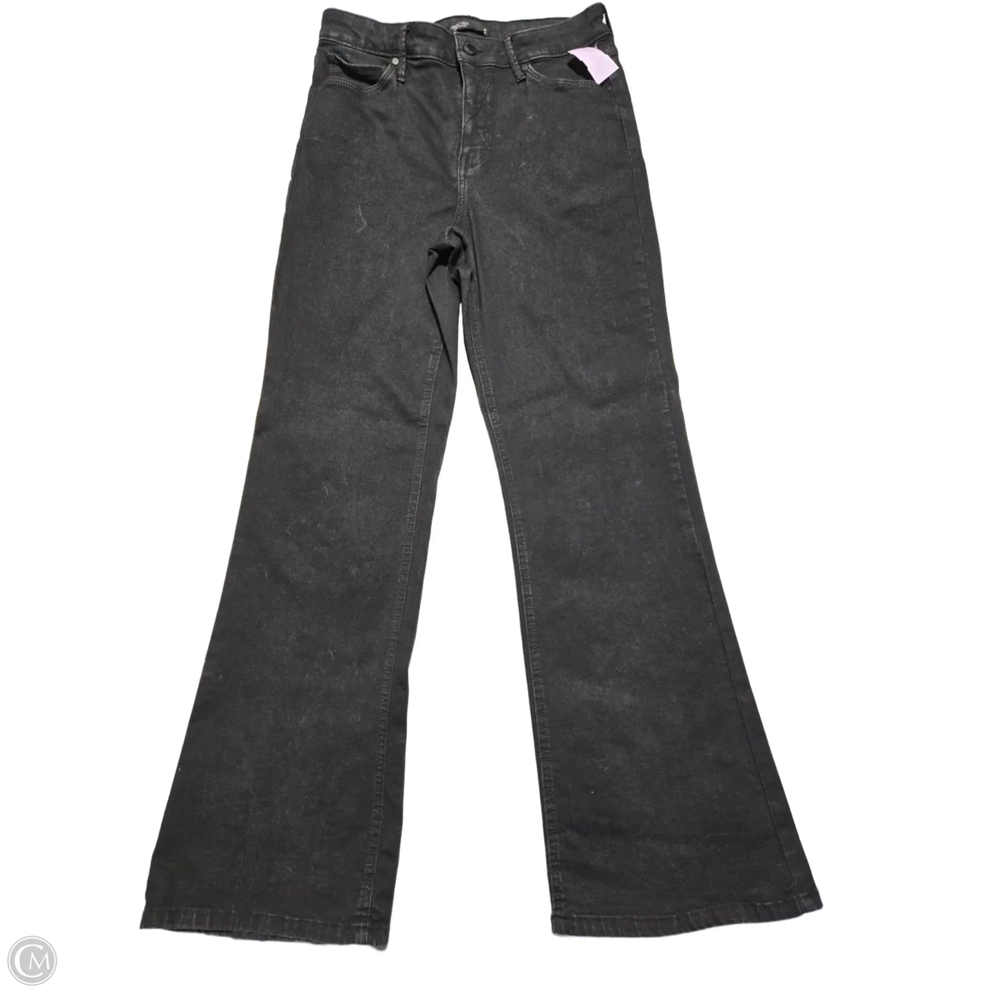 Jeans Flared By Simply Vera In Black, Size: 8