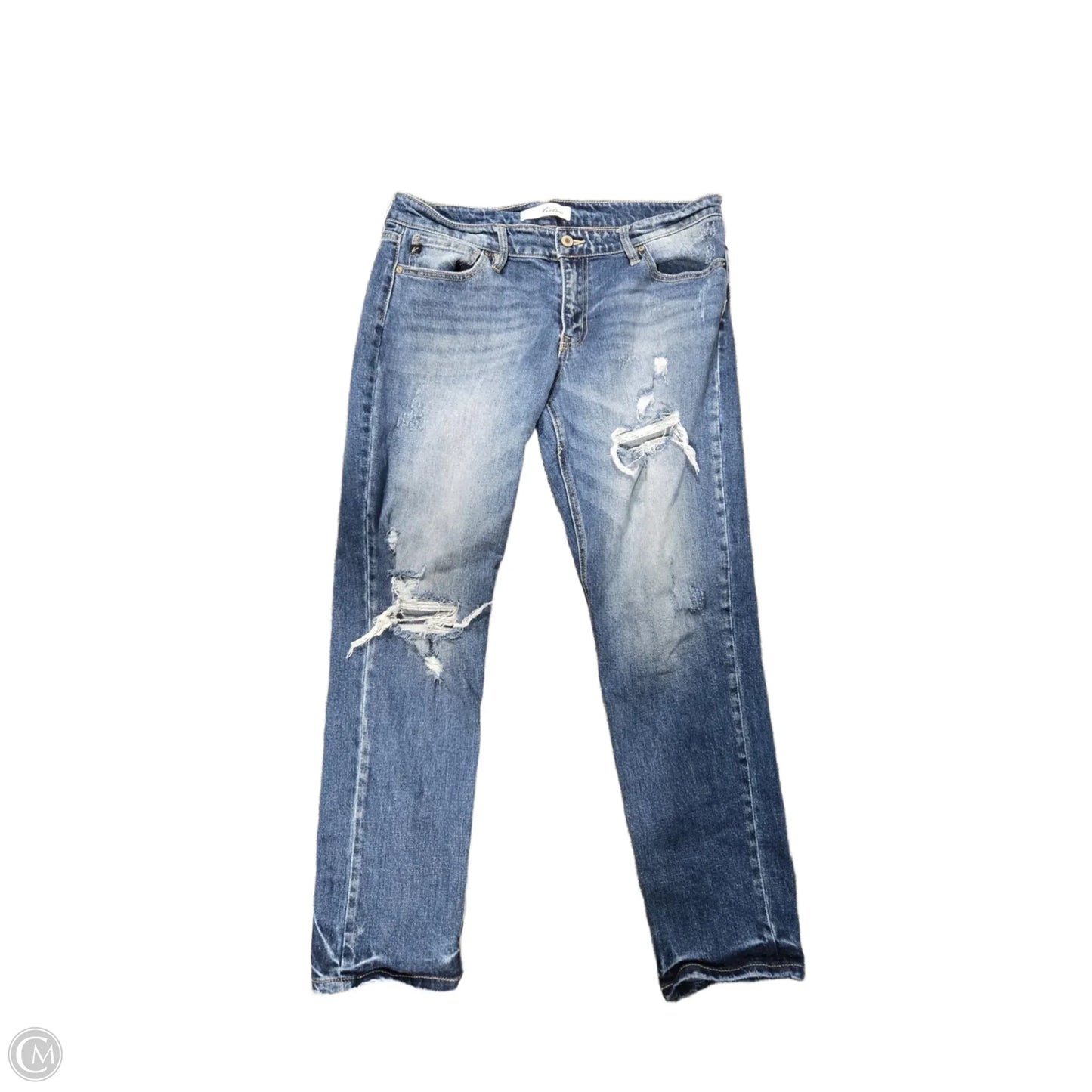 Jeans Skinny By Kancan In Blue Denim, Size: 10