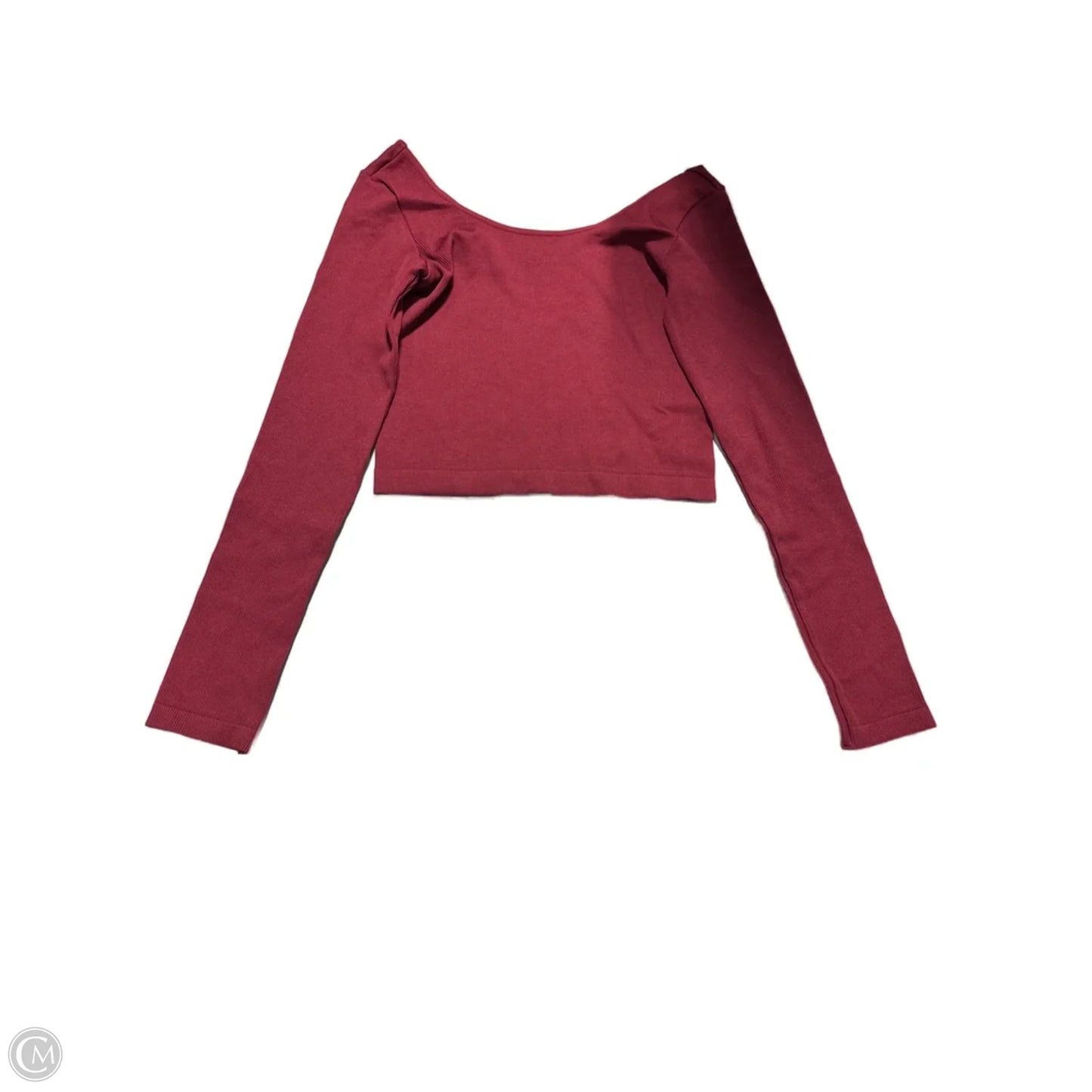 Top Long Sleeve By Wild Fable In Red, Size: M