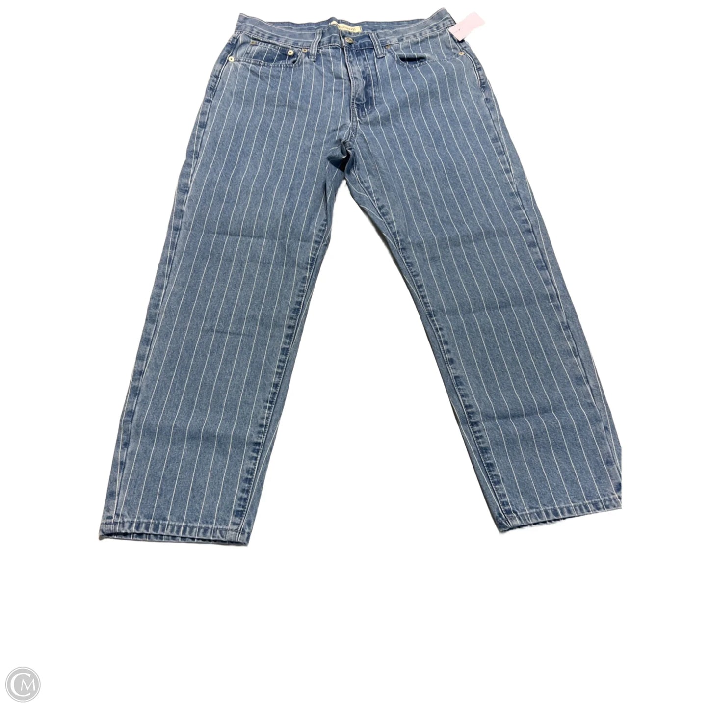 Jeans Straight By Madewell In Blue Denim, Size: 8p