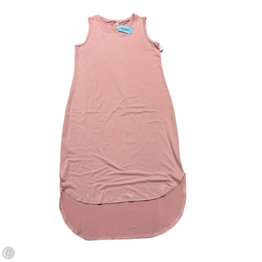 Dress Casual Midi By Cmc In Pink, Size: M