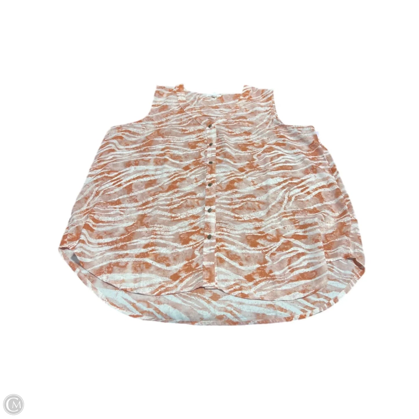 Top Sleeveless By Maurices In Orange, Size: Xxl