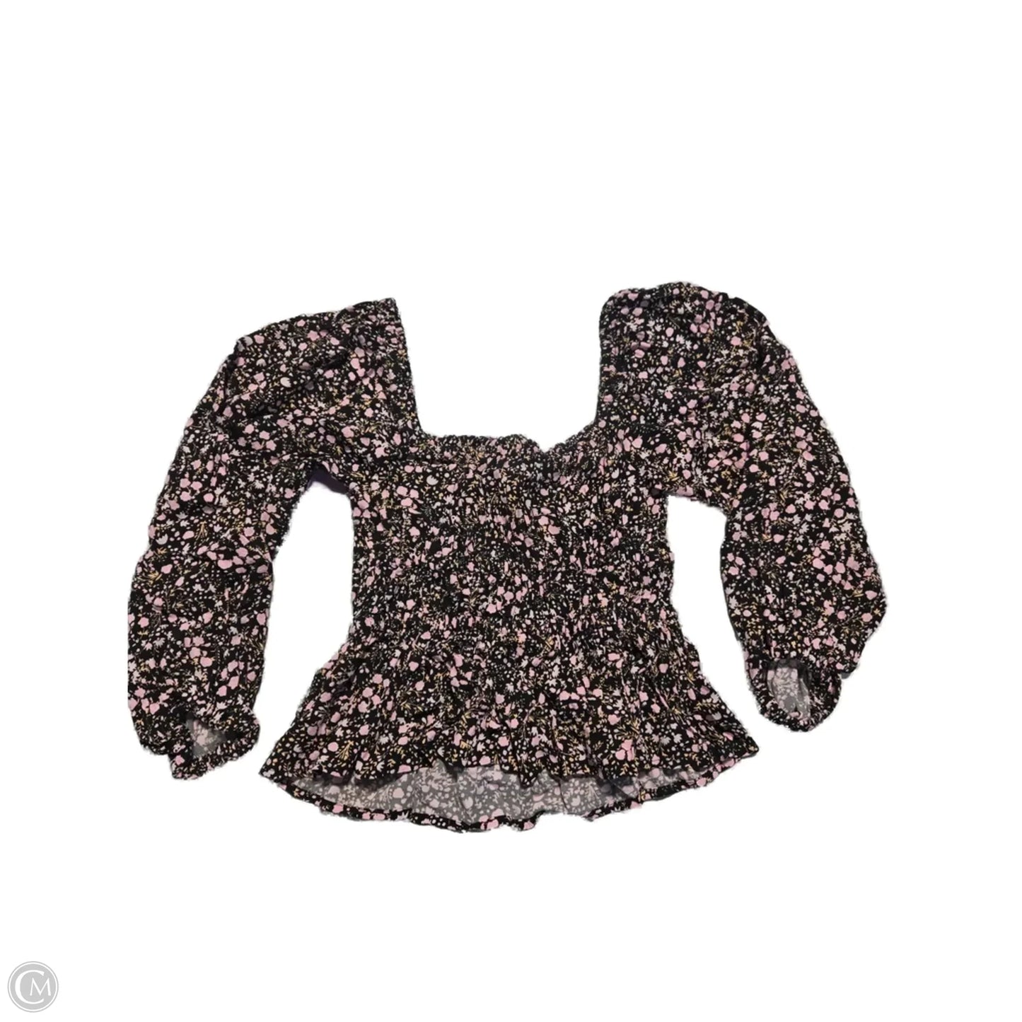 Top Long Sleeve By J. Crew In Floral Print, Size: Xxs