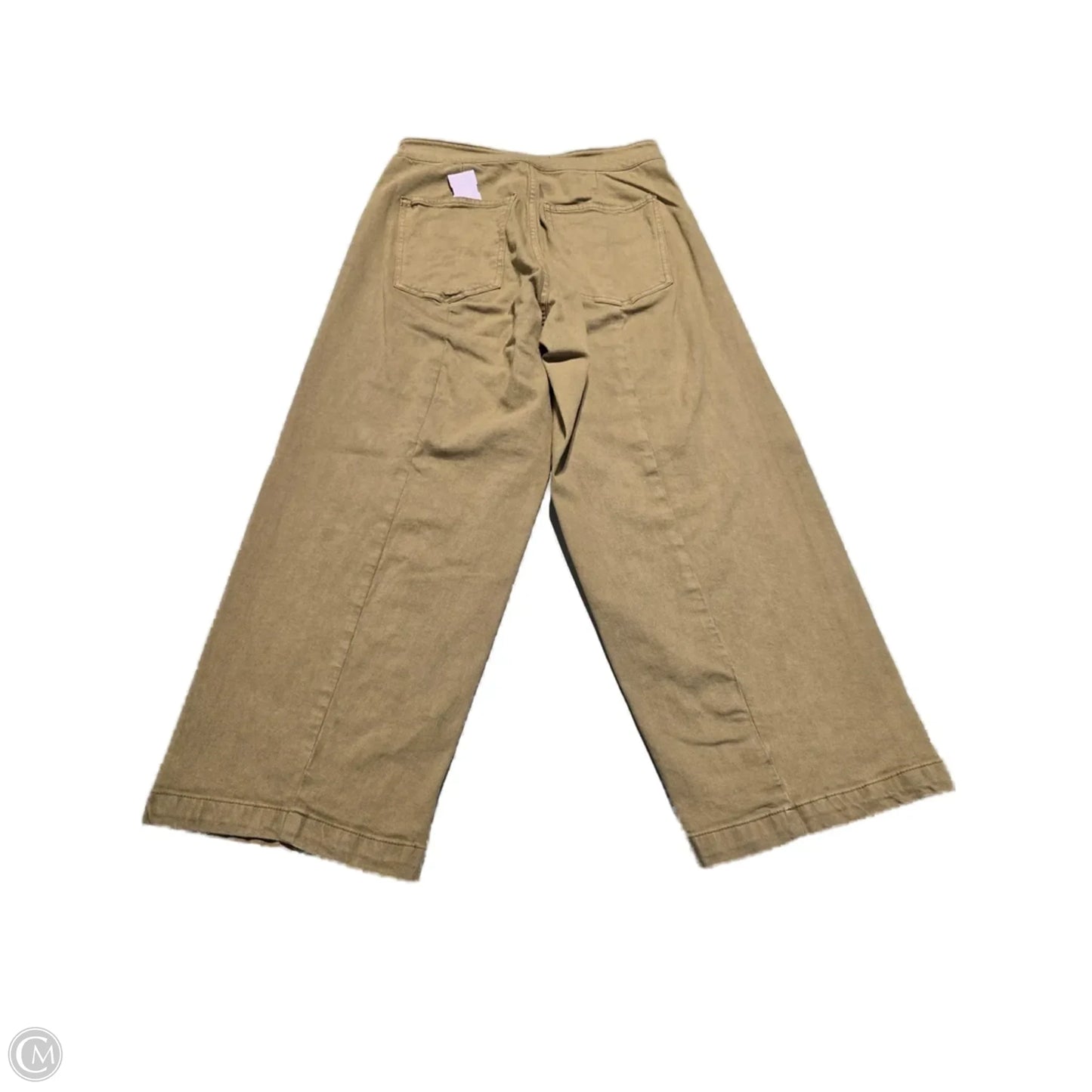 Jeans Wide Leg By Madewell In Tan, Size: 28