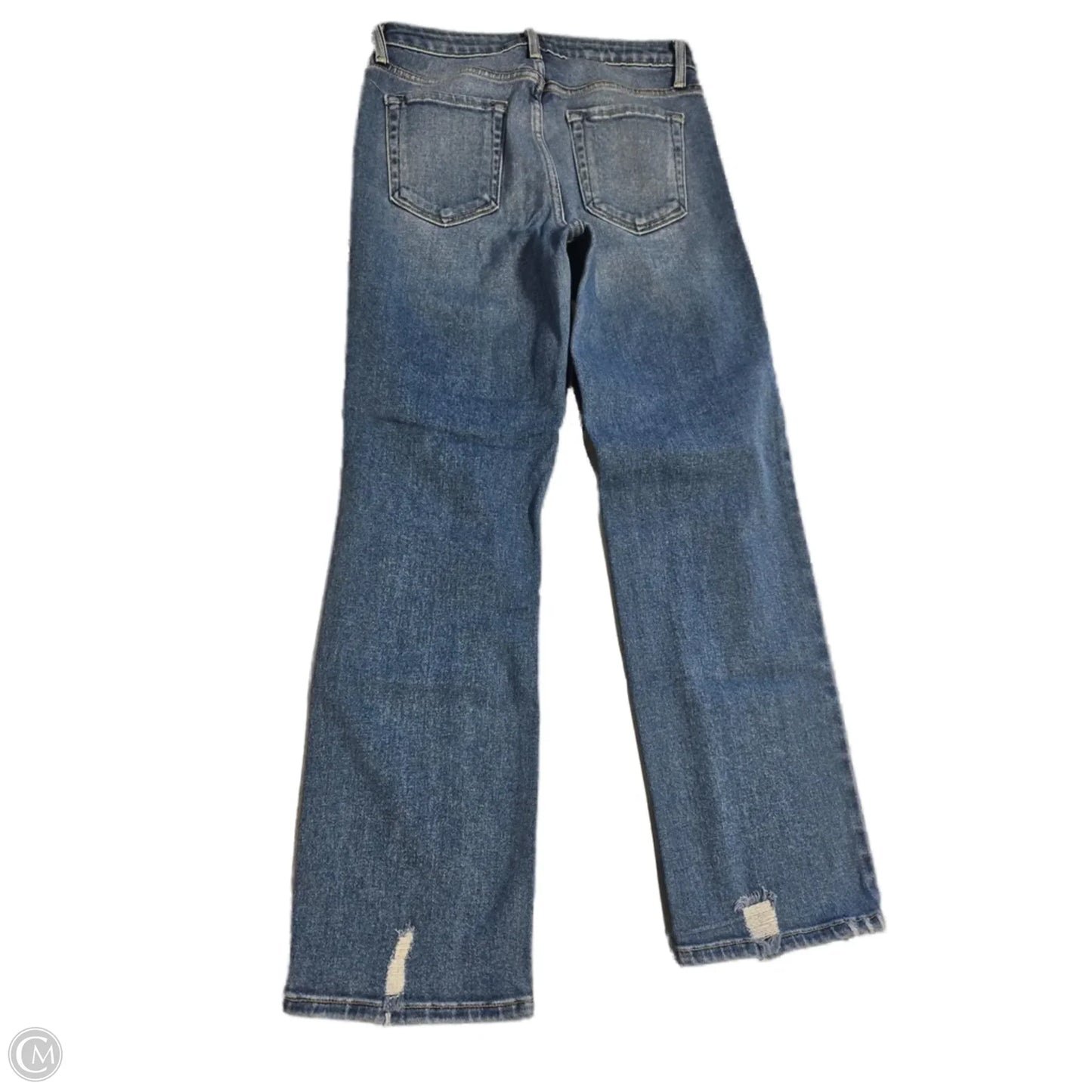 Jeans Straight By Just Black In Blue Denim, Size: 4