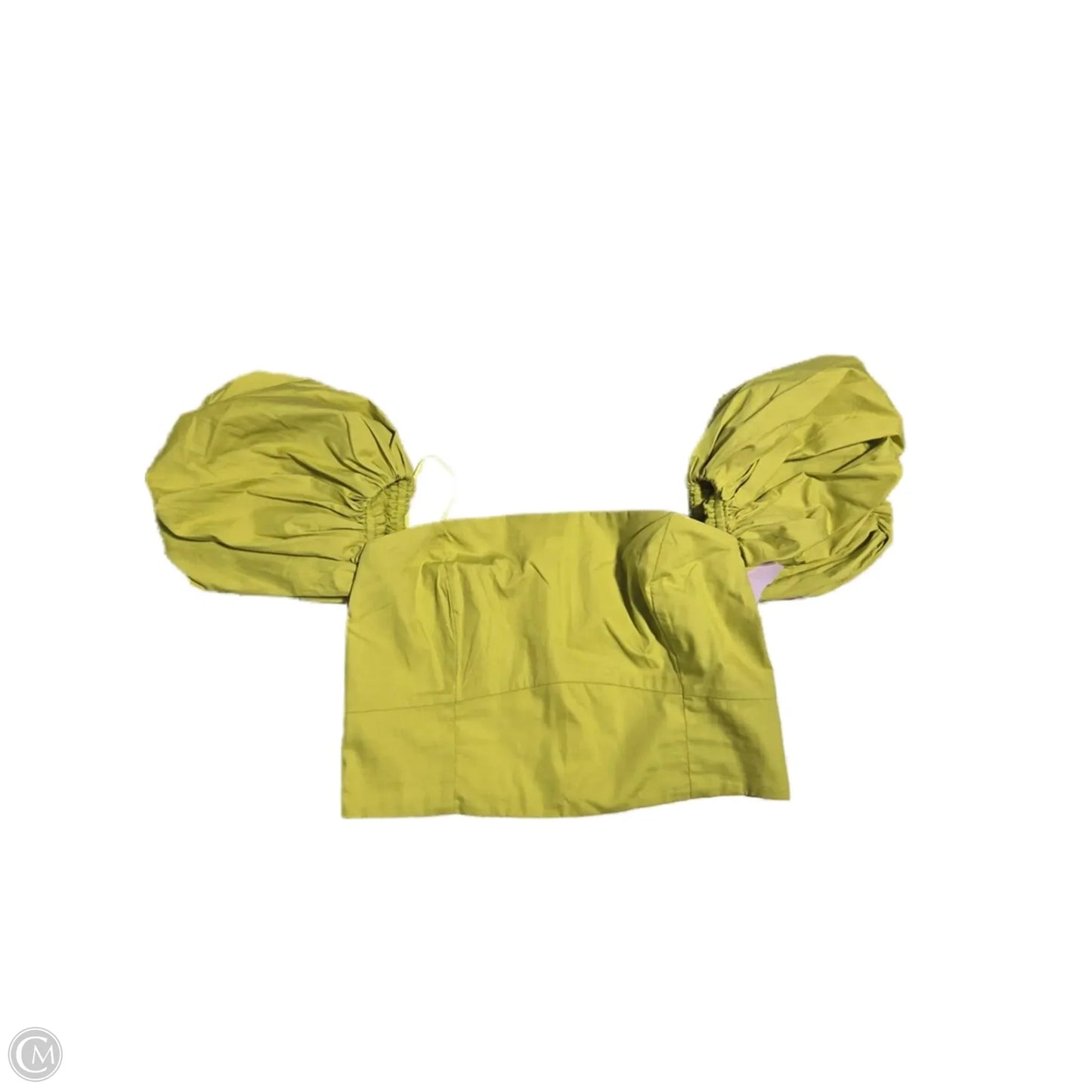 Top Short Sleeve By Abercrombie And Fitch In Green, Size: S