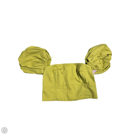 Top Short Sleeve By Abercrombie And Fitch In Green, Size: S