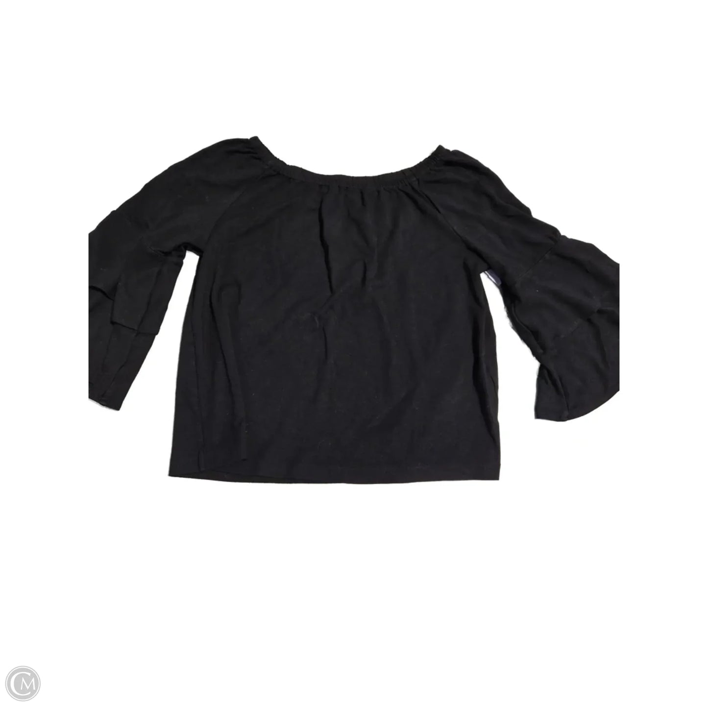 Top Long Sleeve By J. Jill In Black, Size: M