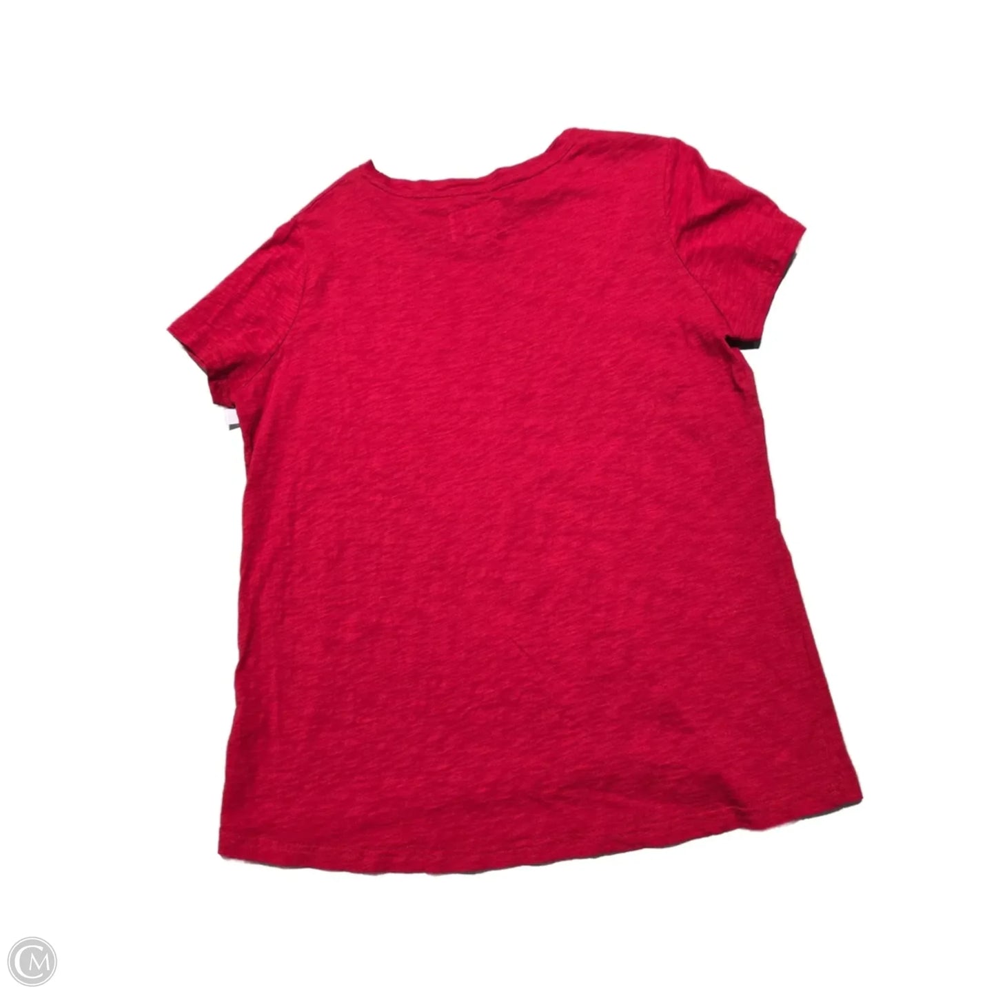 Top Short Sleeve Basic By Cmc In Red, Size: Xl