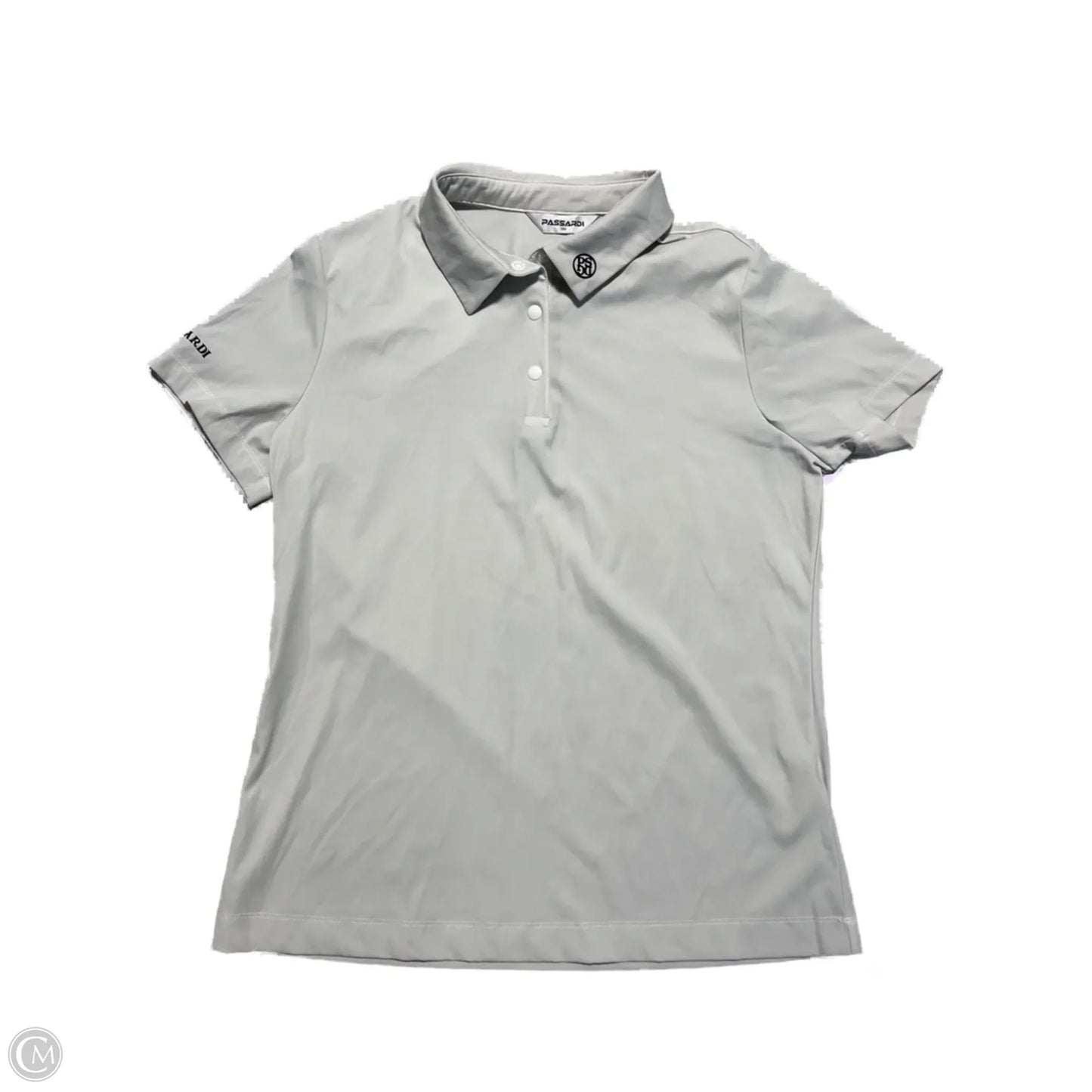 Top Short Sleeve By Cmb In Grey, Size: S