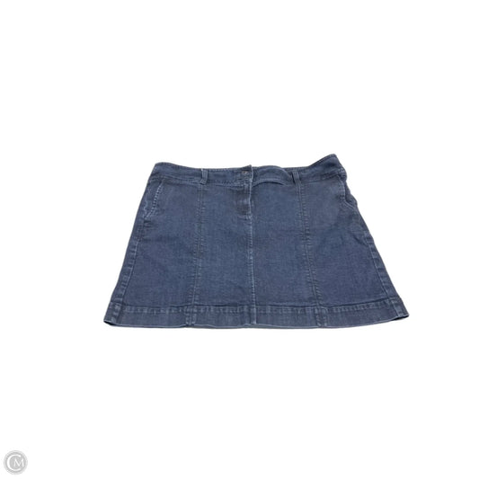 Skirt Mini & Short By Loft In Navy, Size: 16
