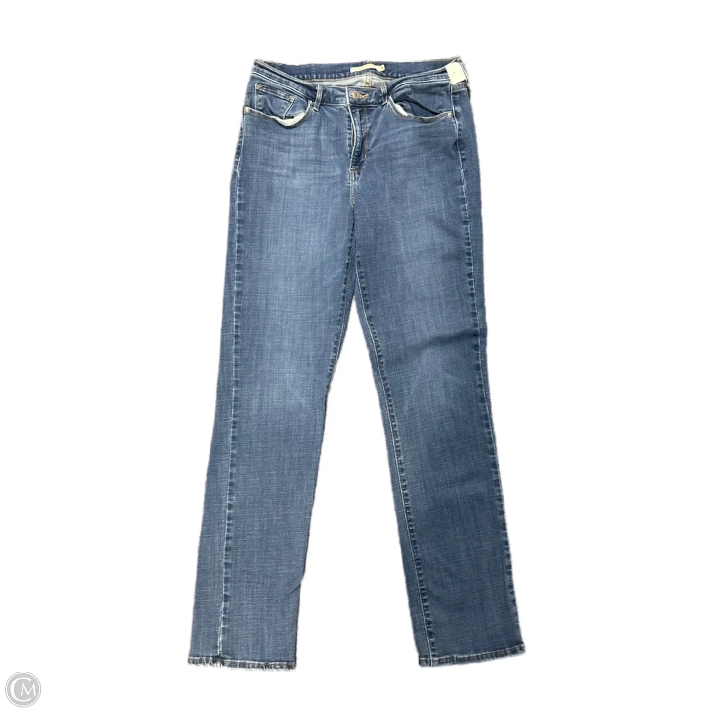 Jeans Skinny By Levis In Blue Denim, Size: 8