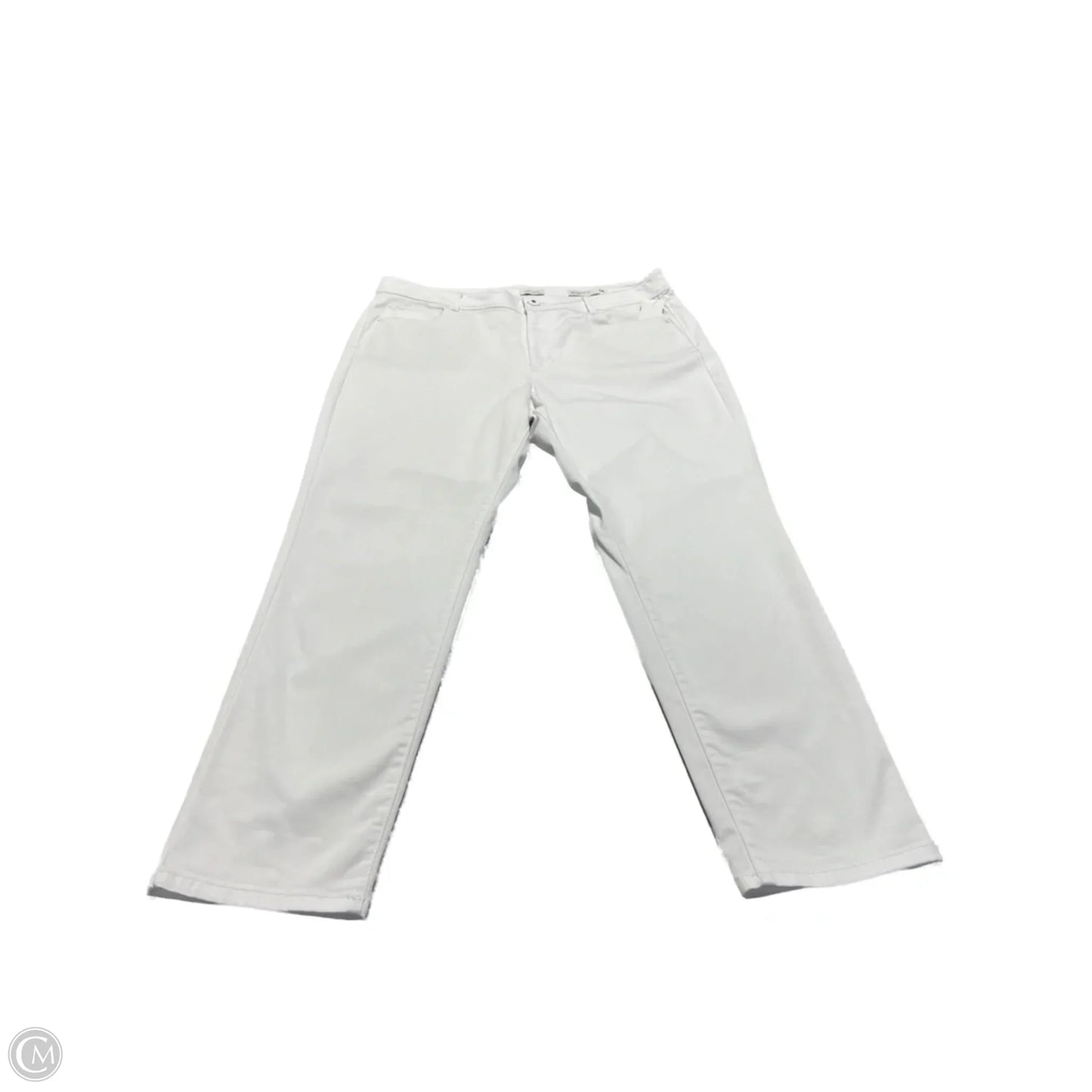 Jeans Straight By J. Jill In White, Size: 14p