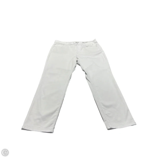 Jeans Straight By J. Jill In White, Size: 14p