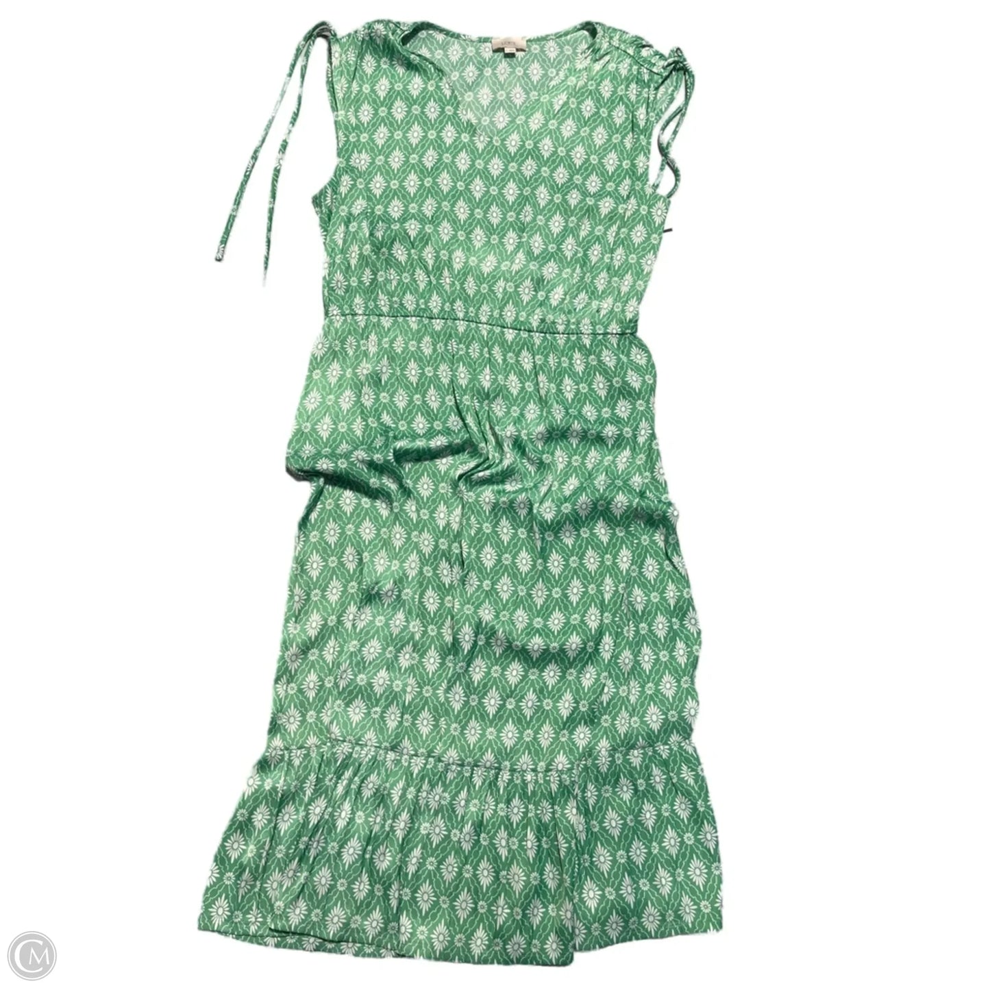 Dress Casual Midi By Loft In Grey, Size: L