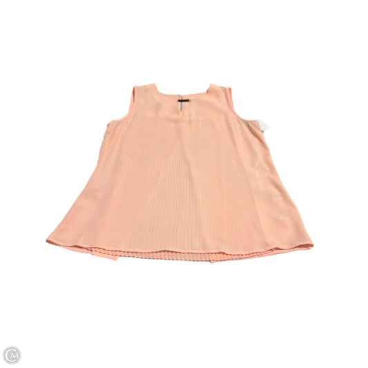 Top Sleeveless By Calvin Klein In Coral, Size: S