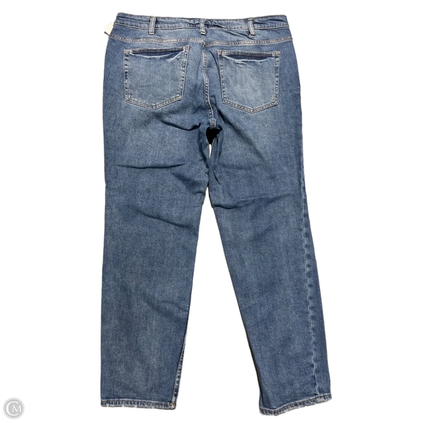 Jeans Straight By Silver In Blue Denim, Size: 14
