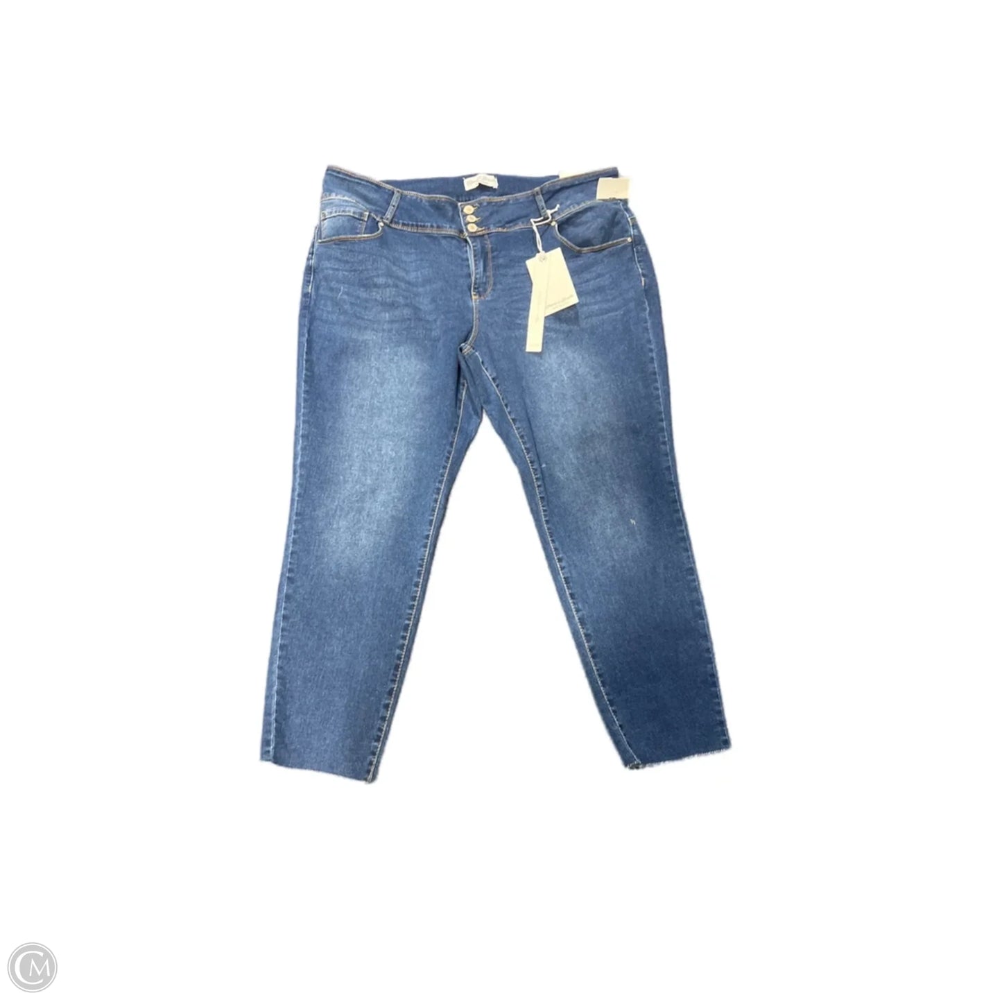 Jeans Straight By Cmc In Blue Denim, Size: 24