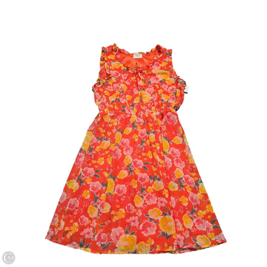 Dress Casual Short By Sienna Sky In Orange, Size: L