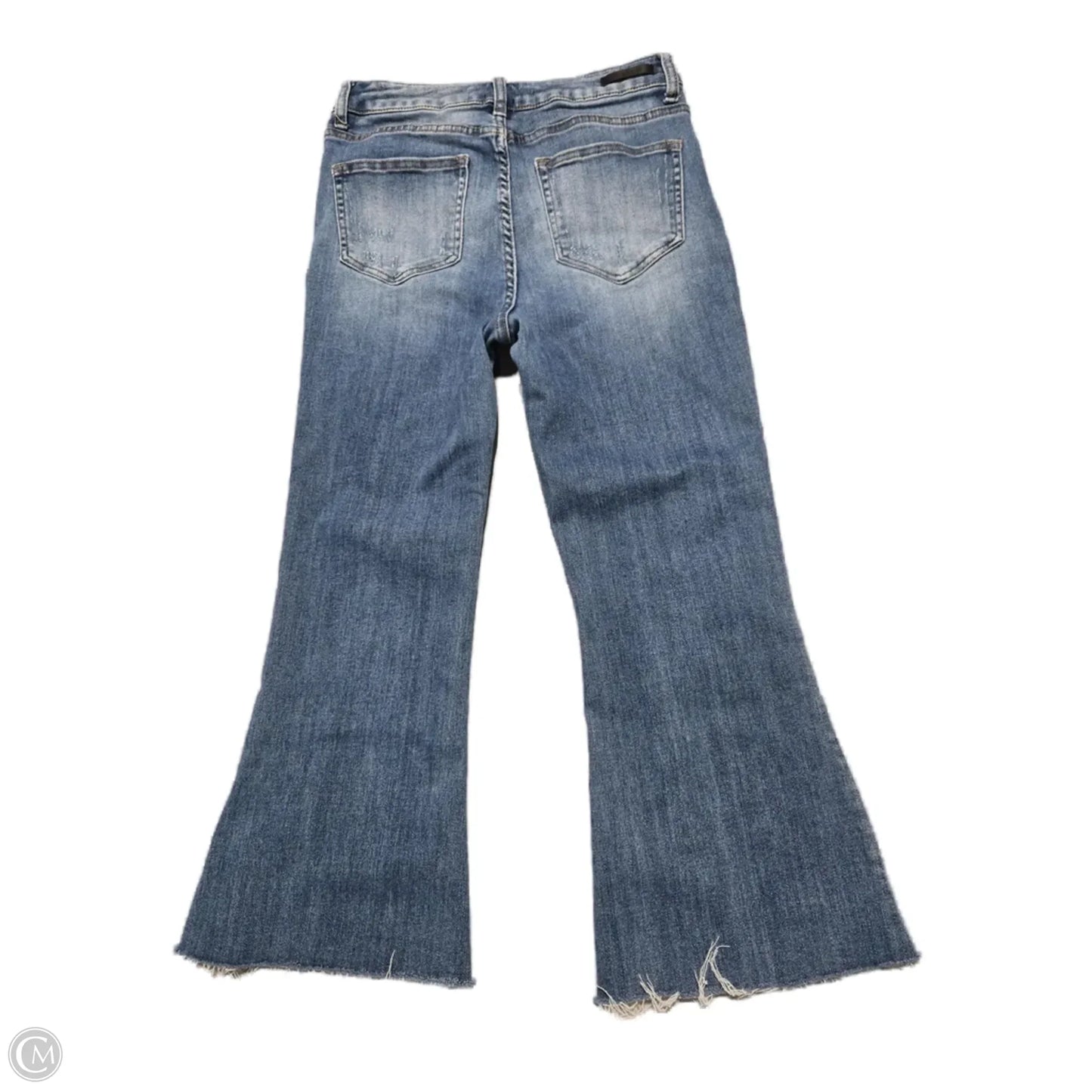 Jeans Flared By Risen In Blue Denim, Size: 10