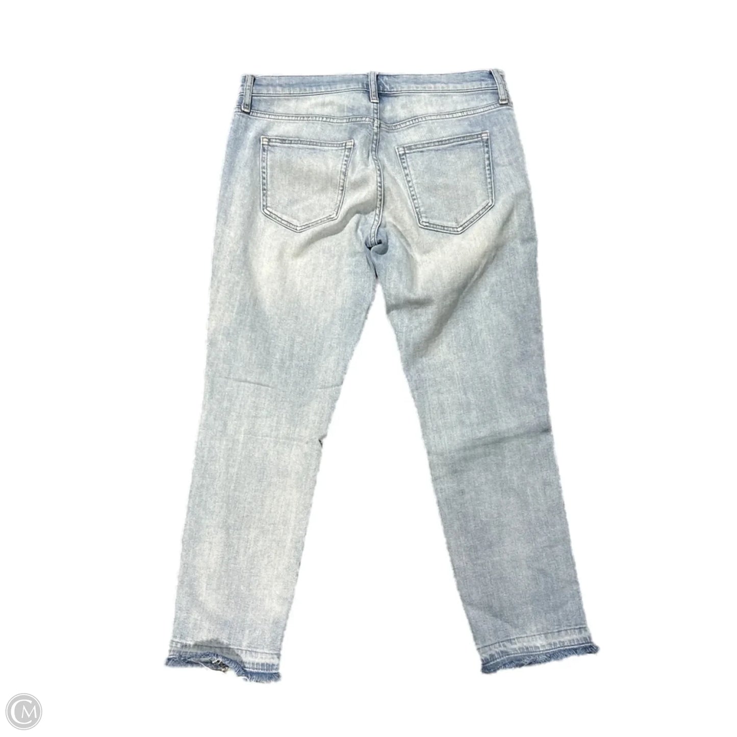 Jeans Straight By Gap In Blue Denim, Size: 6