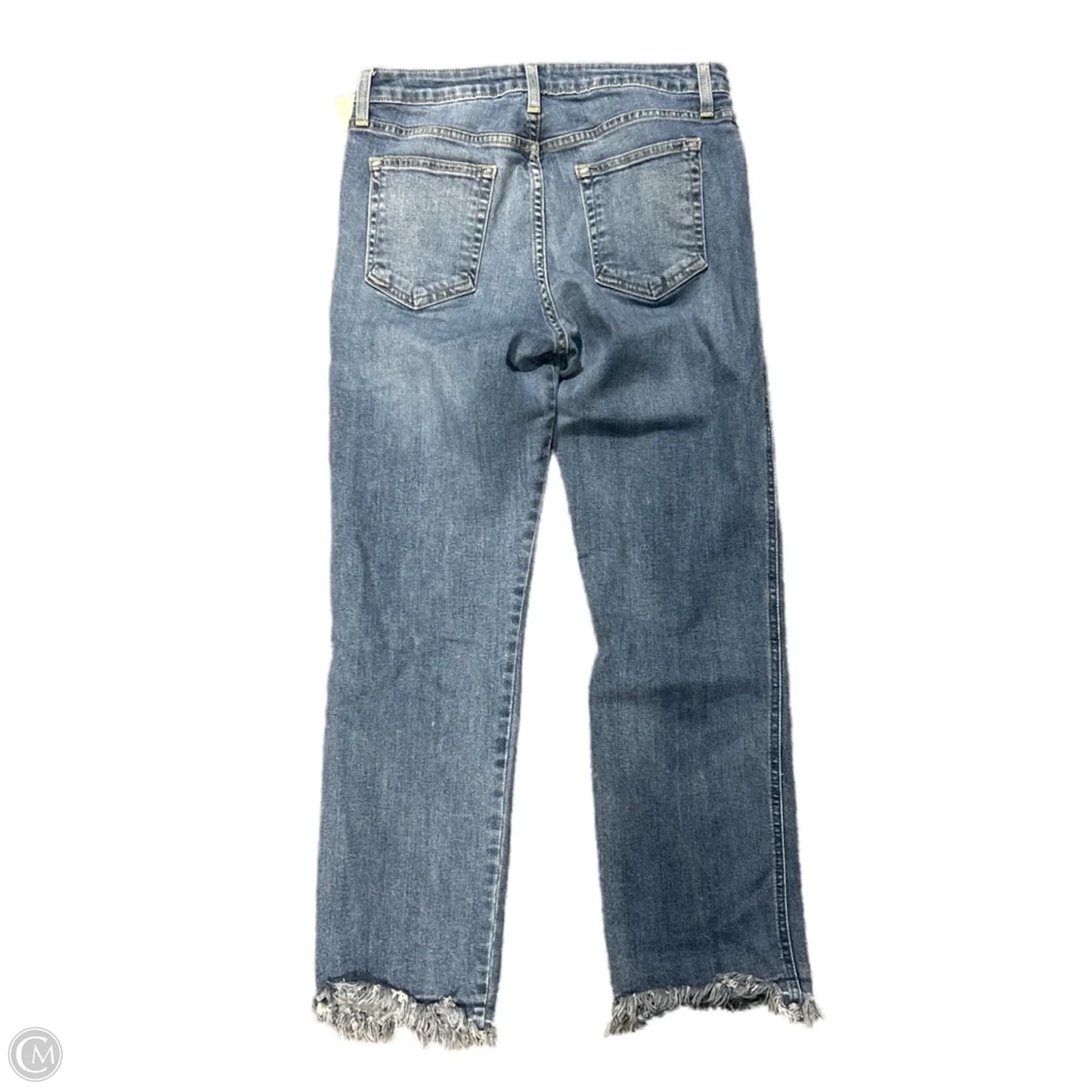 Jeans Straight By Just Black In Blue Denim, Size: 10