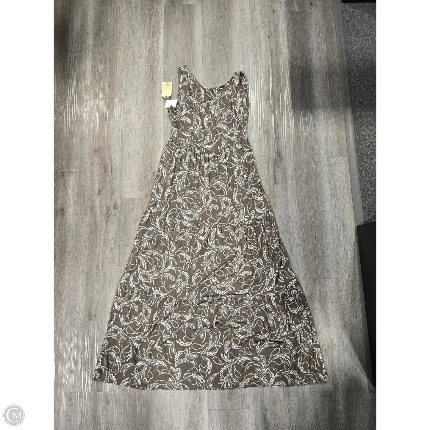 Dress Casual Maxi By St Johns Bay In Brown, Size: M