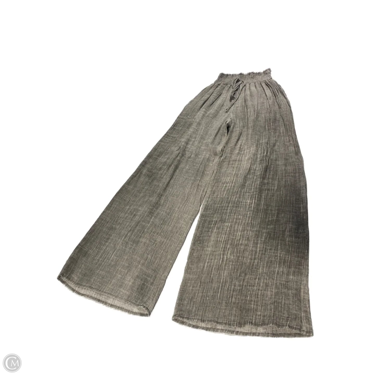 Pants Linen By Cmc In Grey, Size: S
