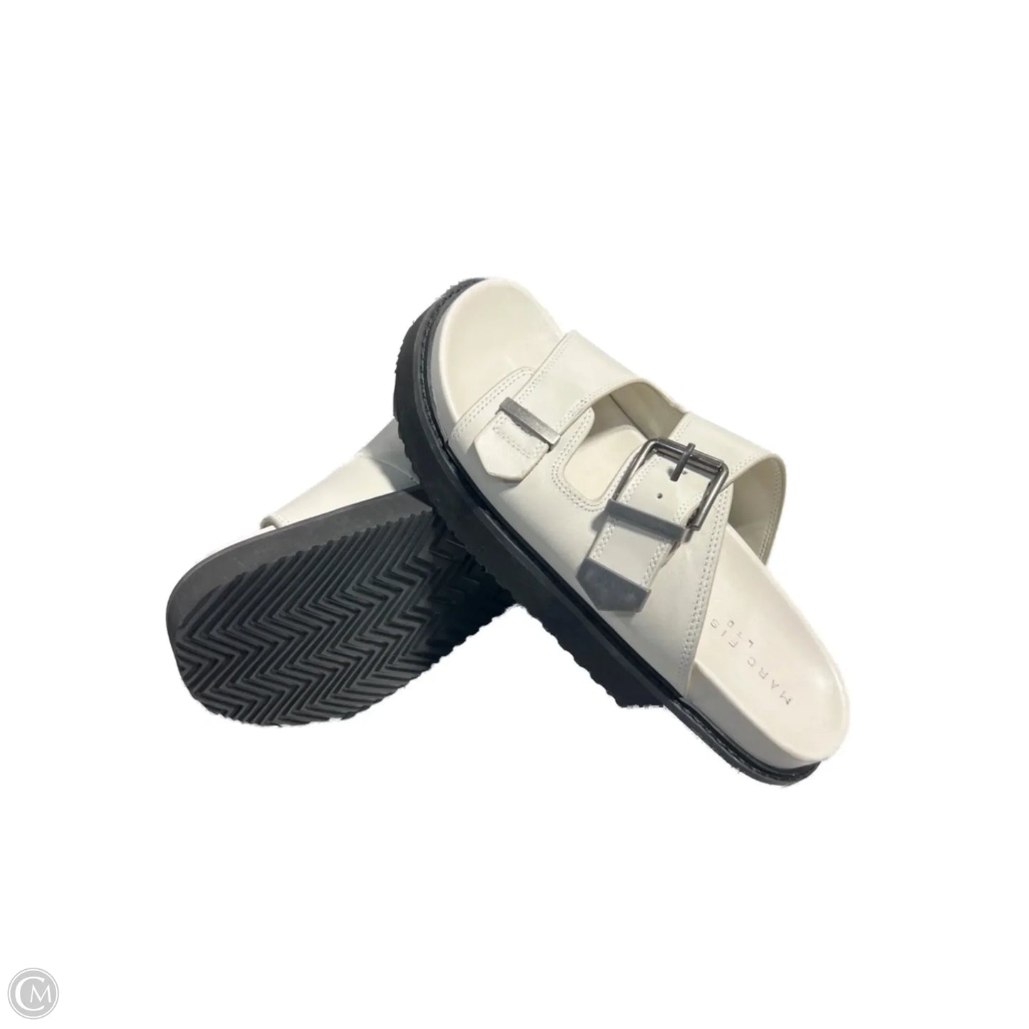 Sandals Flats By Marc Fisher In White, Size: 8.5
