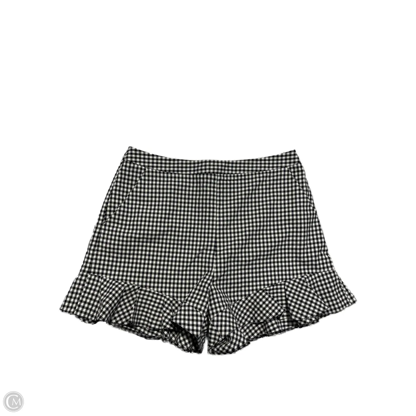 Shorts By Top Shop In Plaid Pattern, Size: 10