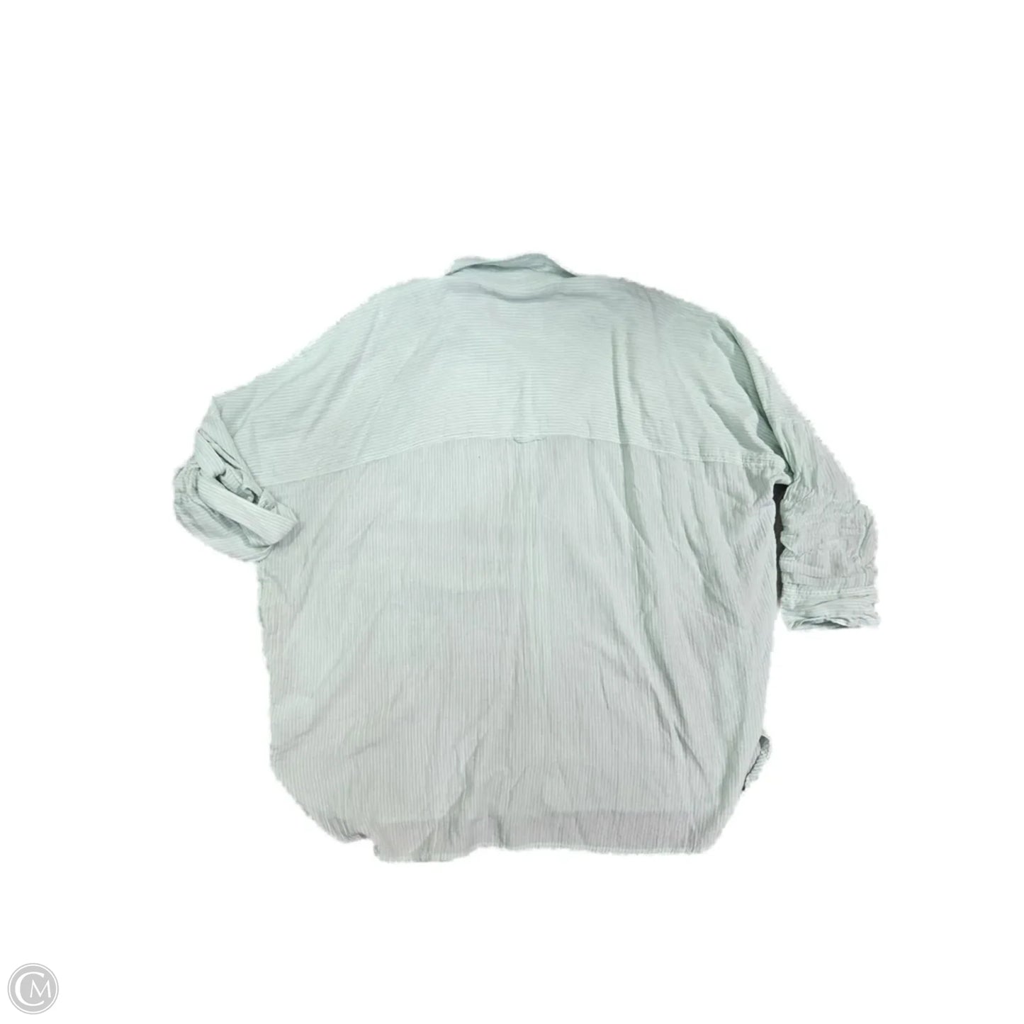 Top 3/4 Sleeve By American Eagle In Green, Size: S