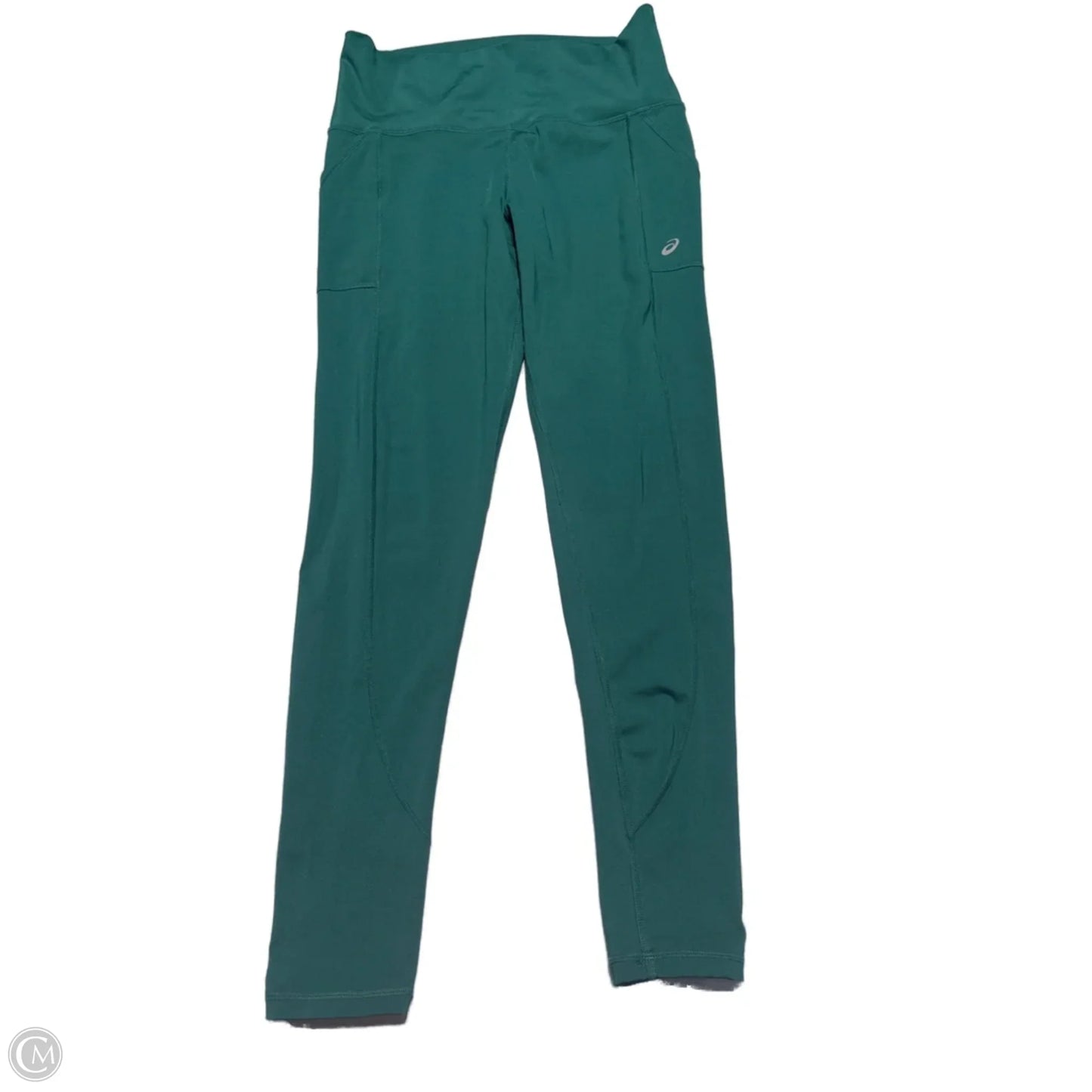 Athletic Leggings By Asics In Green, Size: M