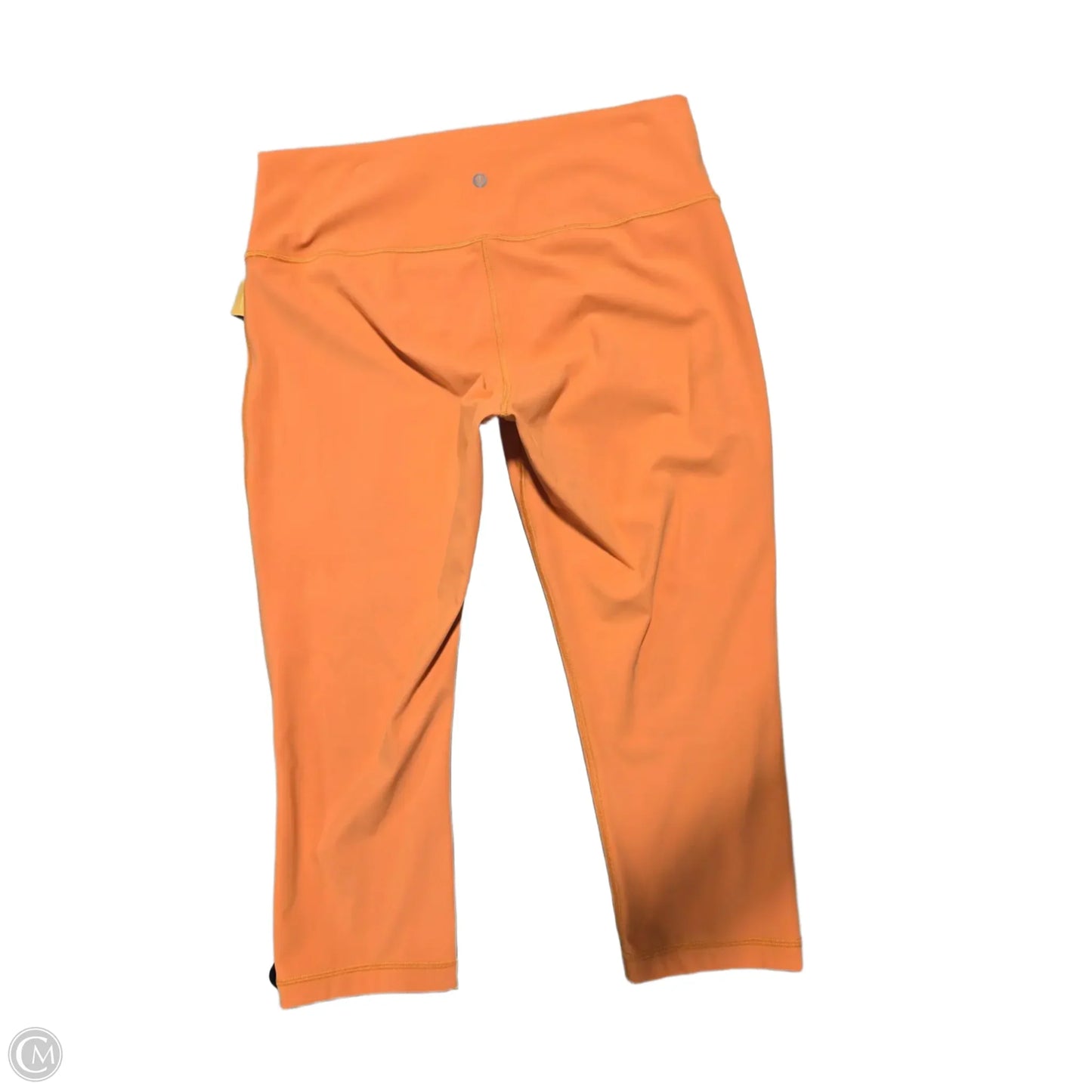 Athletic Leggings Capris By Lululemon In Orange, Size: L