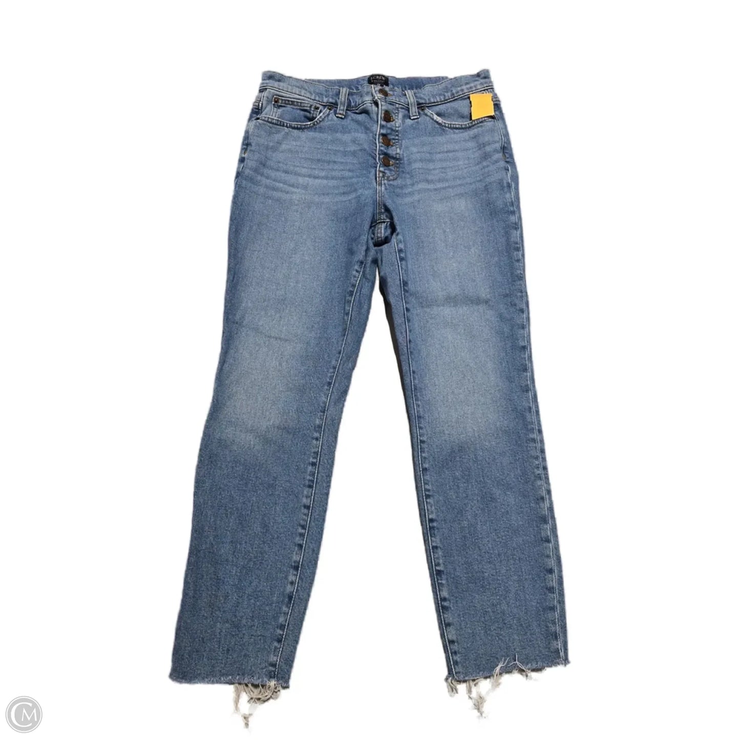 Jeans Straight By J. Crew In Blue Denim, Size: 28
